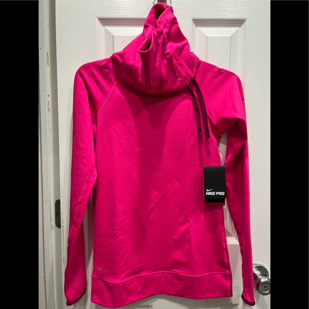 Nike Pro turtleneck sweater, size XS, Pink, Woman’s